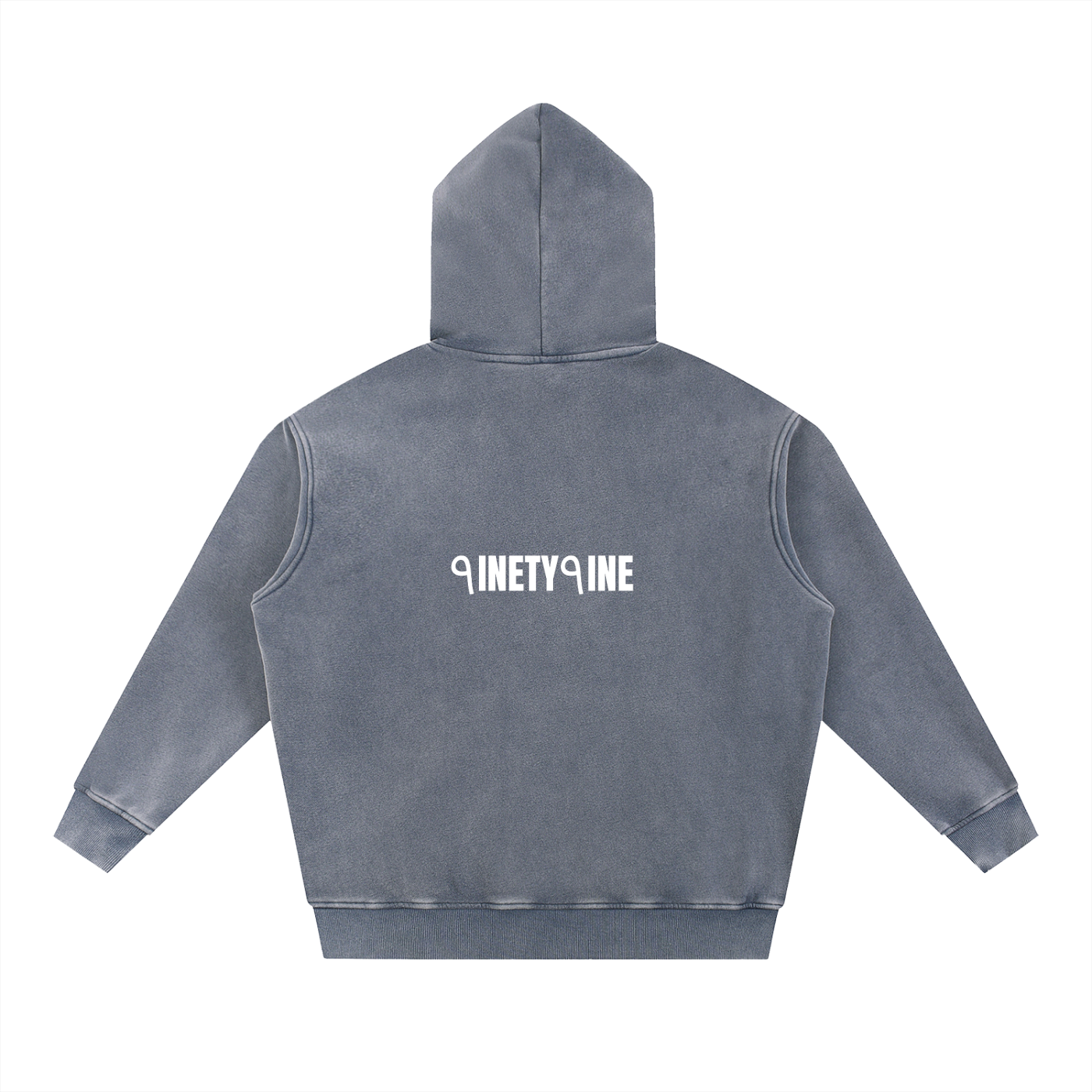 Snow Wash Fleece Oversize Hoodie