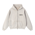 ٩inety٩ine Washed Zip-Up Hoodie